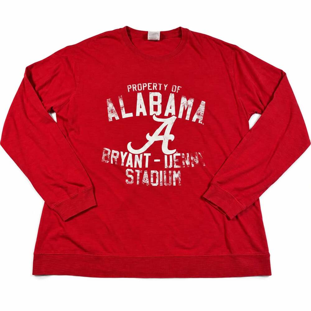 Knights Apparel Alabama Crimson Tide Bryant-Denny Stadium Long Sleeve Shirt